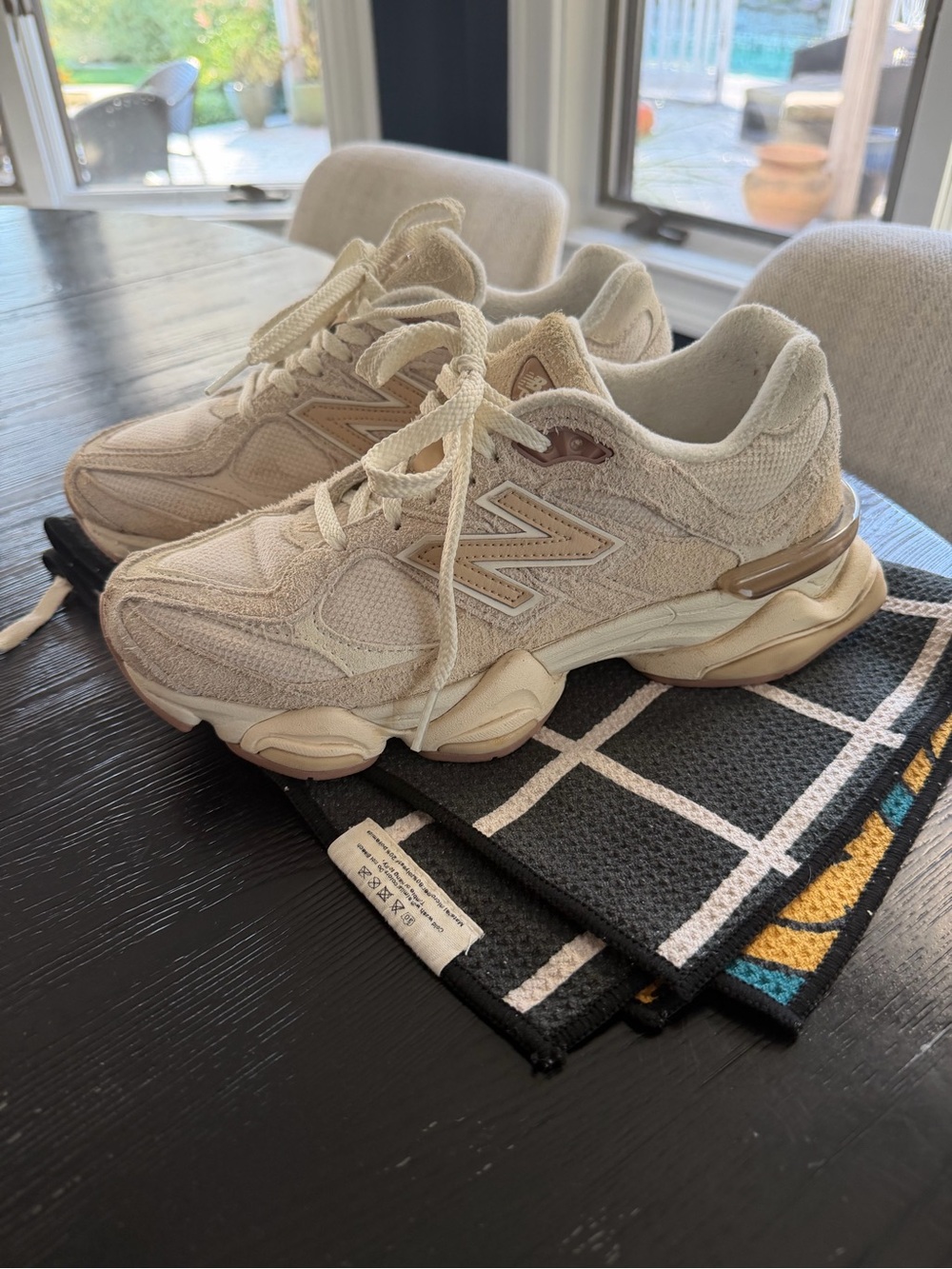 *Rare New Balance 9060 Women's Sea salt & Bisque Athletic Sneakers